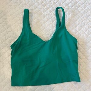 Lululemon Tidewater Teal Align Tank Size 8